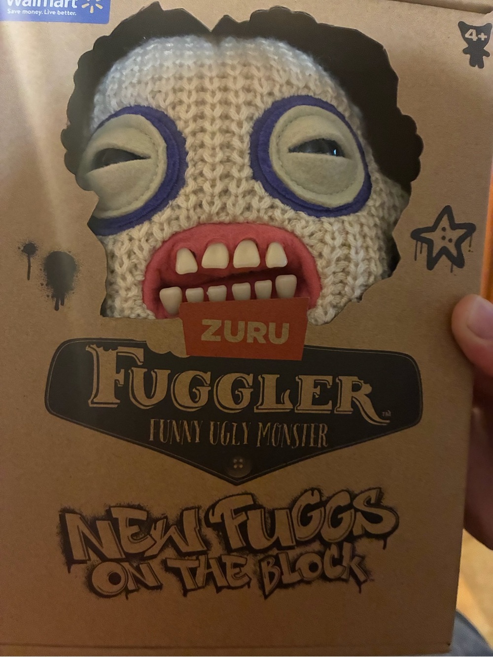 ZURU Fuggler Funny Ugly Monster Plush - Cream & Purple